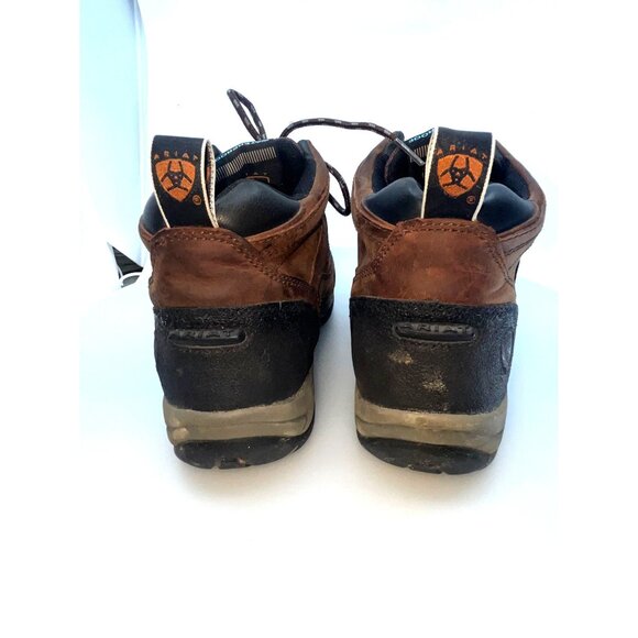 Women’s Waterproof Hiking Outdoor Brown Leather ARIAT Boots 9B - Picture 15 of 16